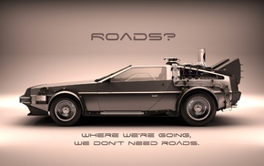 quote, DeLorean, movies, Back to the Future