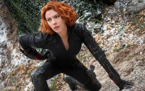 girl, Black Widow, redhead, Scarlett Johansson, Avengers Age of Ultron