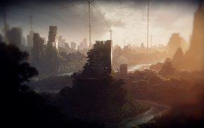 abandoned, cityscape, video games, ruin, Crysis 3, city