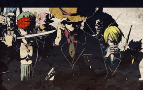 One Piece, Sanji, Monkey D. Luffy, Roronoa Zoro, Tony Tony Chopper, Usopp