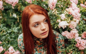 redhead, girl