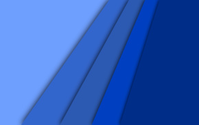 blue, material style, abstract, minimalism