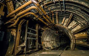 tunnel, urban exploration, underground, pipes