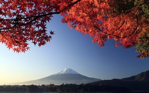 mountain, landscape, Mount Fuji, Japan, nature