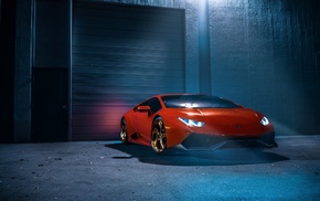 Lamborghini, red, supercars, Lamborghini Huracan, Lamborghini Huracan LP 610, 4