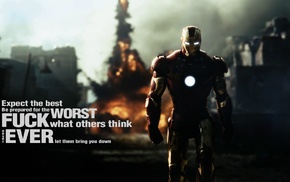 motivational, Iron Man, quote