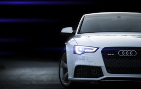Audi RS5, car, Audi, white cars, vehicle