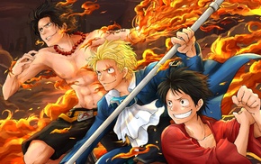 One Piece, Portgas D. Ace, manga, Sabo, Monkey D. Luffy