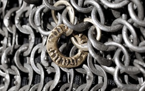 metal, chain, link, chains