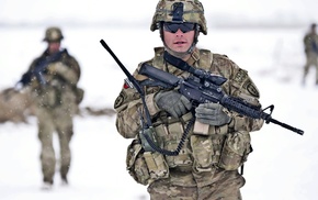 snow, FN SCAR, Mk 18 Mod 0, 25th Infantry DIvision, Navy SEALs, winter