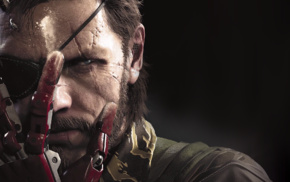 video games, eyepatches, men, soldier, Metal Gear Solid