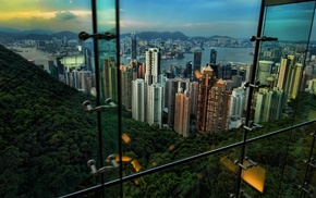 Hong Kong, cityscape, building