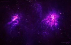 TylerCreatesWorlds, space, purple, stars, galaxy