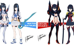 Bakuzan, Kill la Kill, anime girls, Kiryuin Satsuki, Senketsu, anime