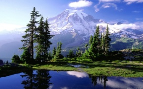 mountain, landscape