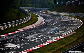 motorsports, race tracks, road, nurburgring, graffiti