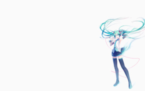 Hatsune Miku, skirt, Vocaloid, anime girls, long hair