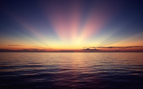 landscape, sunset