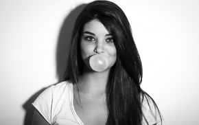 bubble gum, girl