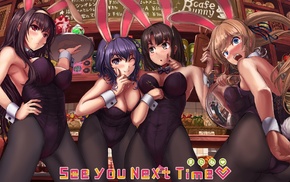 bunny ears, Kato Megumi, animal ears, Sawamura Eriri Spencer, blushing, anime girls