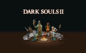 Dark Souls II, Dark Souls, video games, pixel art