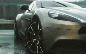 Aston Martin, car, rain, Driveclub