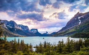 mountain, nature, lake, landscape