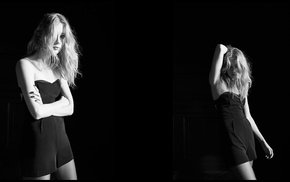 girl, Bershka, model, blonde