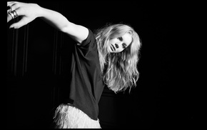 blonde, model, Bershka, girl