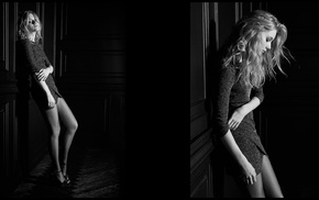 Bershka, model, blonde, girl