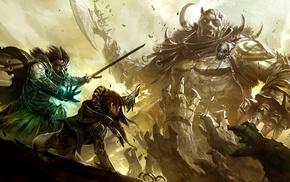 Guild Wars 2, video games, artwork
