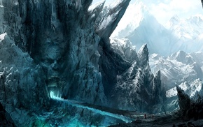 fantasy art, ice