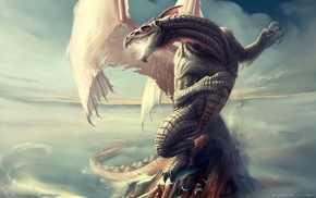 dragon, fantasy art