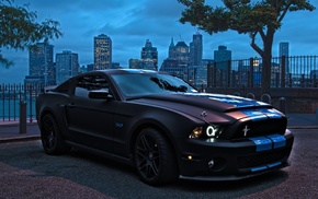 cityscape, Ford Mustang