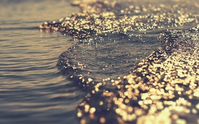 water, sunlight, bokeh, sea