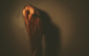 long hair, redhead, girl