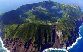 Japan, landscape, Aogashima