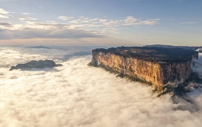 Mount Roraima, mist, landscape