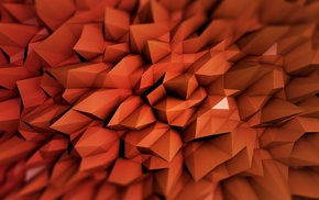 low poly, tilt shift, abstract