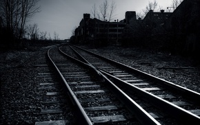 dark, railway