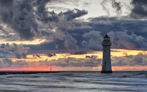 lighthouse, coast