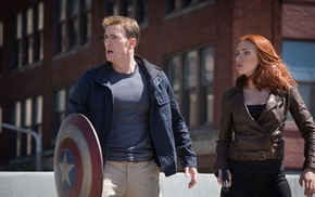 Captain America The Winter Soldier, Scarlett Johansson, Chris Evans, Steve Rogers