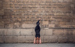 people, girl, walls