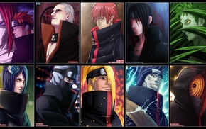 Tobi, Kakuzu, Deidara, Naruto Shippuuden, Akatsuki, Zetsu