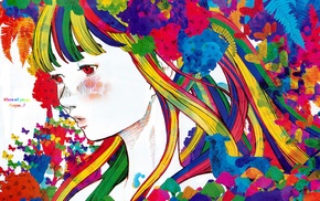 colorful, anime girls, artwork, Oyasumi Punpun, manga