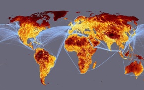 map, population, world map
