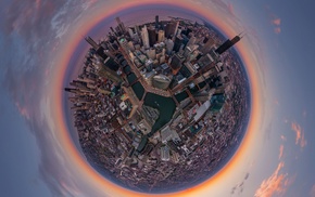 Chicago, panoramic sphere