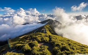 landscape, nature, clouds