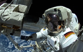 selfies, International Space Station, space, astronaut, Earth