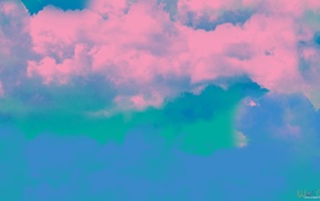 clouds, minimalism